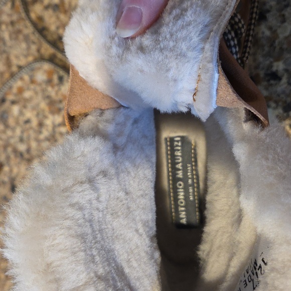 ANTONIO MAURIZI URBAN LEATHER HIKING BOOT OLIMPIADI St MORITZ MONTAGNA BROWN - Picture 8 of 11